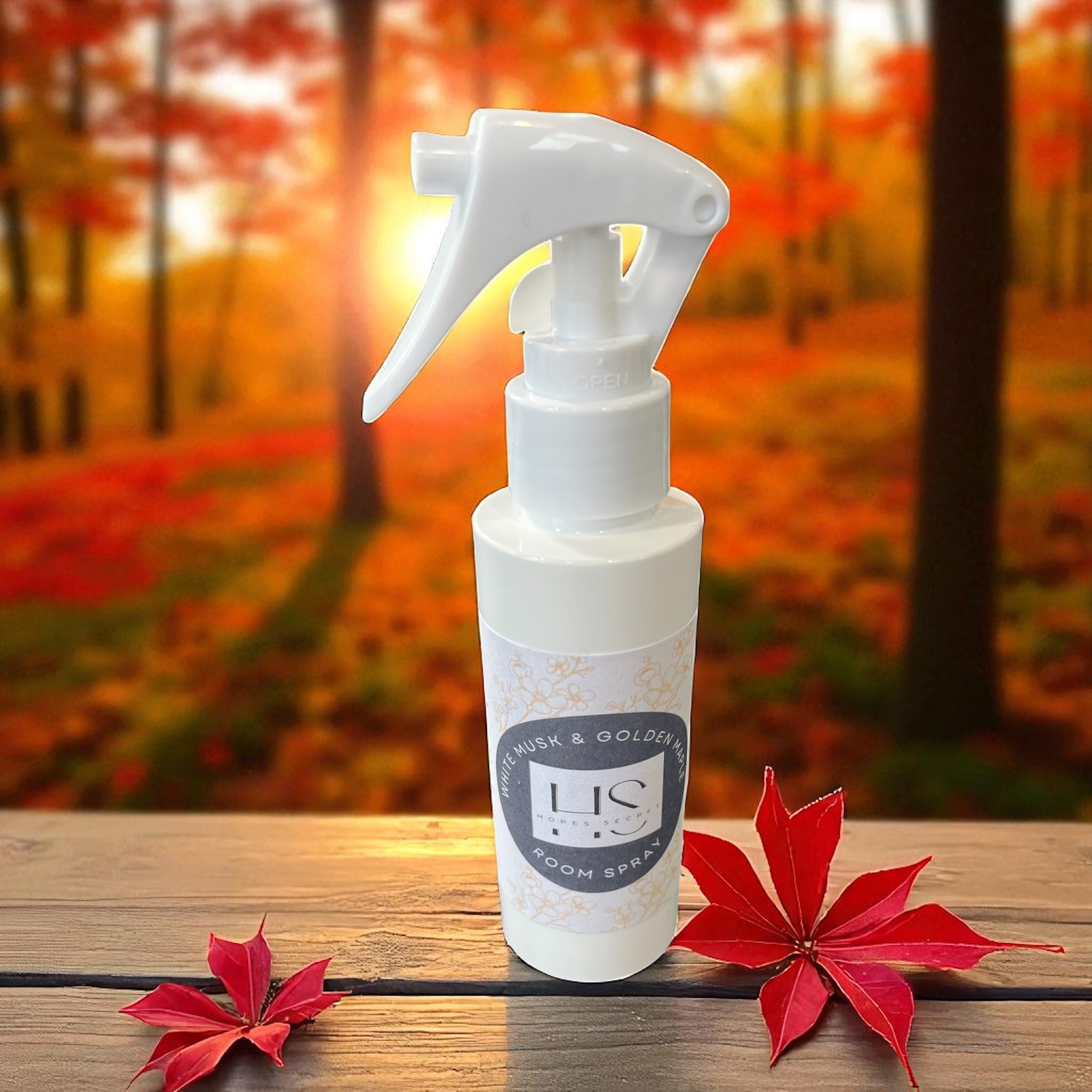 White musk & Golden maple room spray