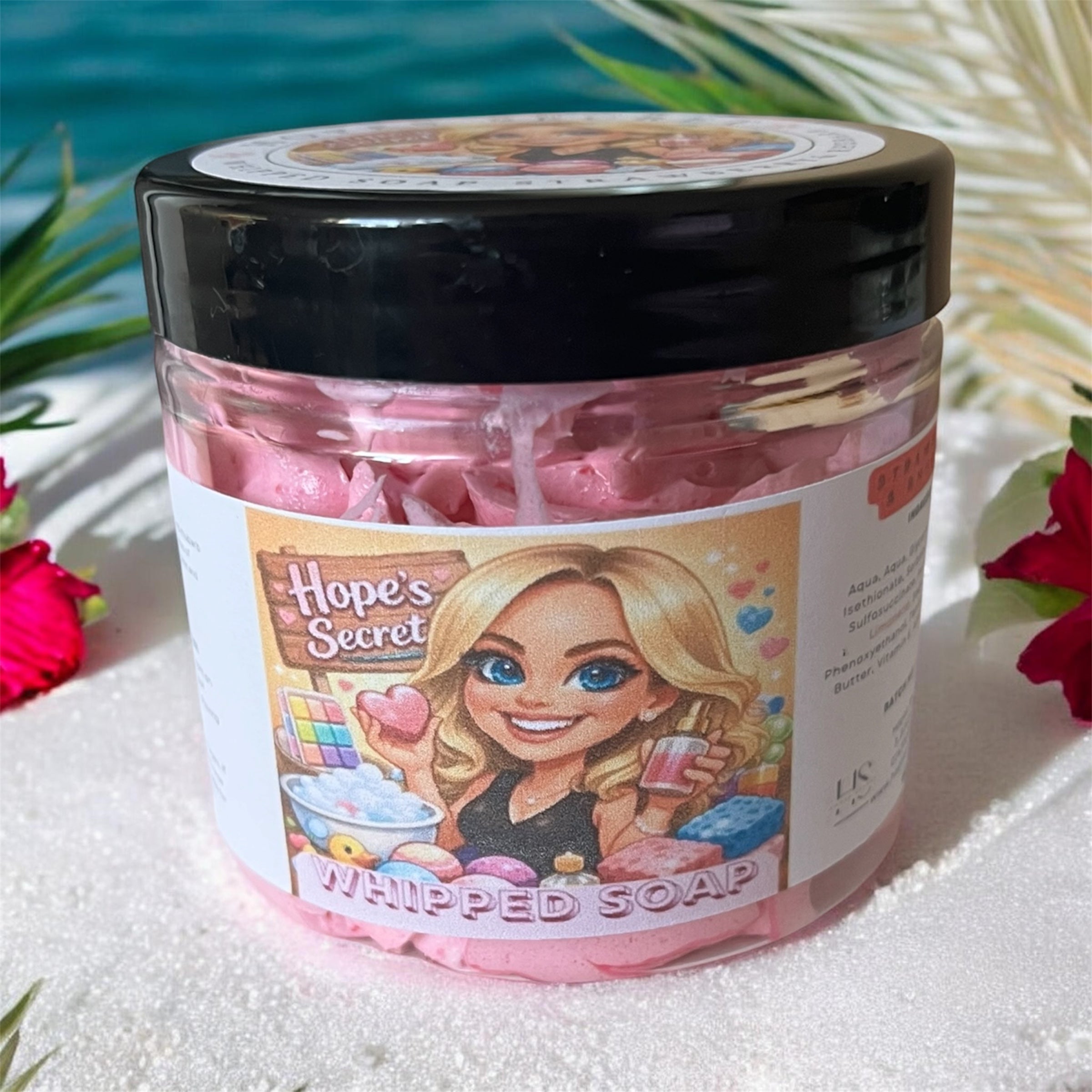 Strawberry & Rhubarb Whipped Soap