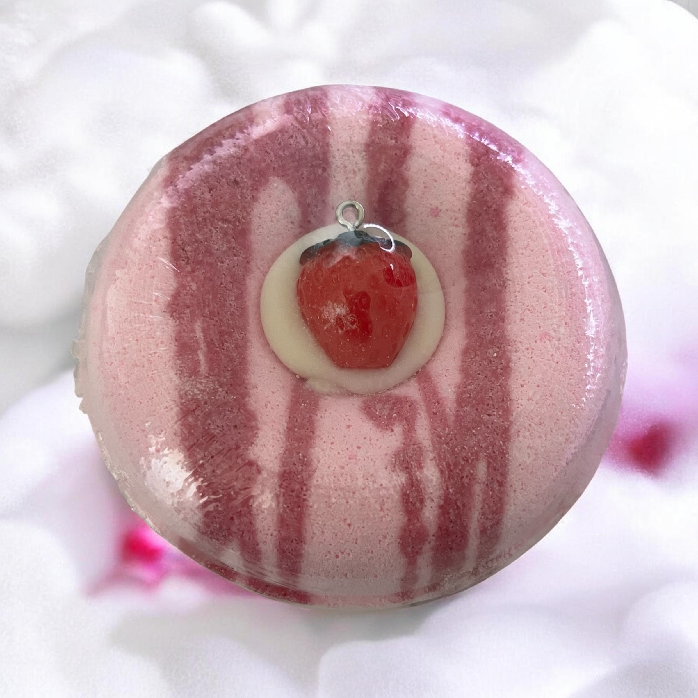 Strawberry Cheesecake Donut Bathbomb