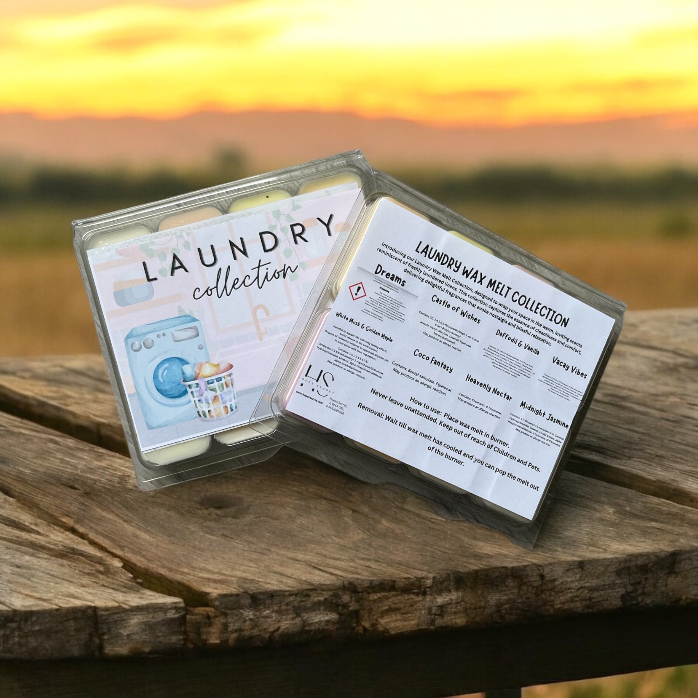 Laundry Collection Wax Melt Sample Box  image 0